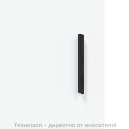 Висок шкаф, бял, 69,5x34x180 см, инженерно дърво