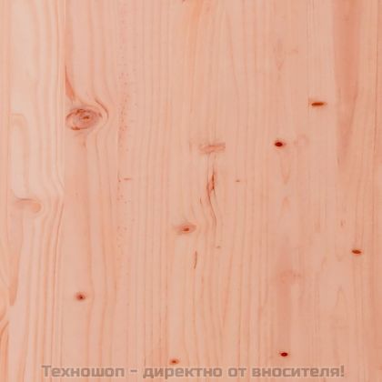 Градинска пейка габион 347x71x65,5 см дугласко дърво масив