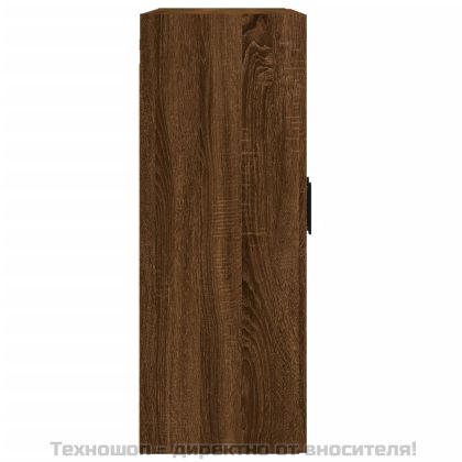 Стенни шкафове, 2 бр, кафяв дъб, инженерно дърво