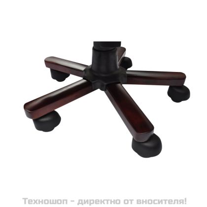 Въртящ офис стол, бял