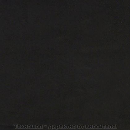 Кушетка, черна, 80x200 см, кадифе