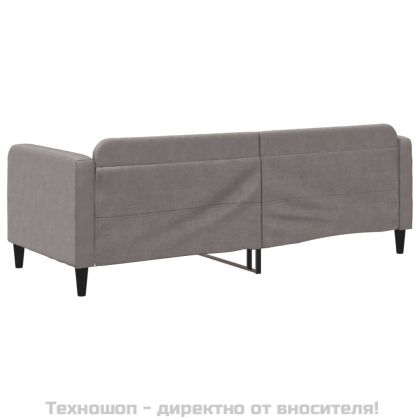 Кушетка, таупе, 80x200 см, плат