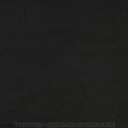 Кушетка, черна, 80x200 см, кадифе