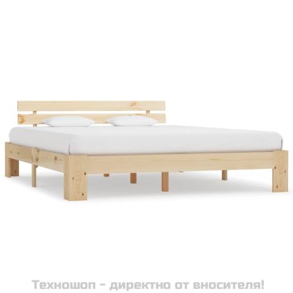 Рамка за легло, бор масив, 160х200 см