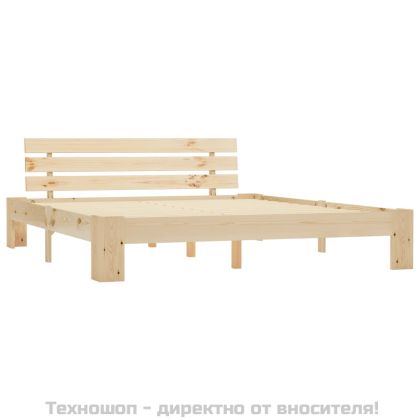 Рамка за легло, бор масив, 160х200 см