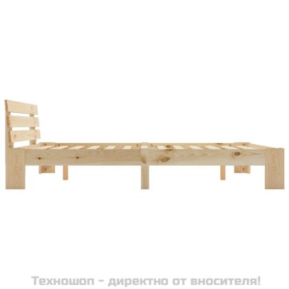 Рамка за легло, бор масив, 160х200 см