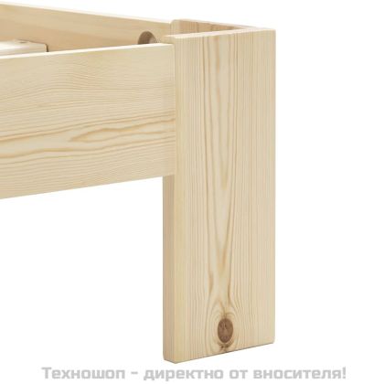 Рамка за легло, бор масив, 160х200 см