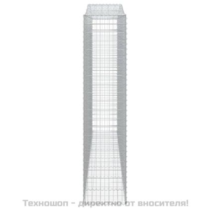 Габионни кошници арка 7 бр 400x50x220/240 см поцинковано желязо