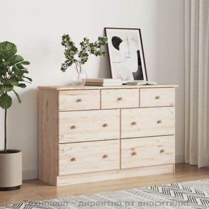 Скрин ALTA, 112x35x73 см, бор масив