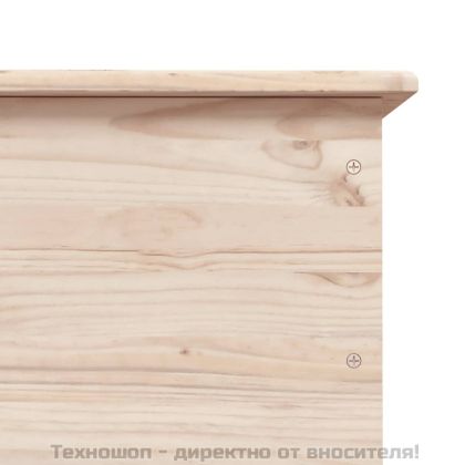 Сандък за съхранение с колелца ALTA 73x39,5x43 см бор масив