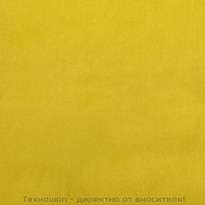 Кушетка, жълта, 90x200 см, кадифе