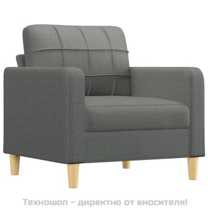 Фотьойл, тъмносив, 60 см, плат