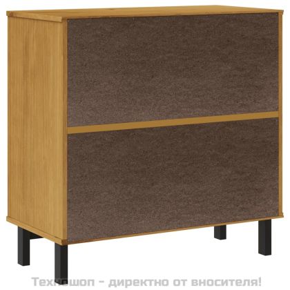 Шкаф с чекмеджета FLAM, 80x40x80 см, борово дърво масив