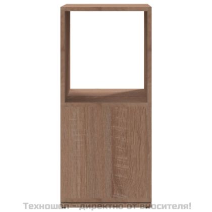 Въртящ се шкаф, дъб сонома, 34,5x34,5x75,5 см, инженерно дърво