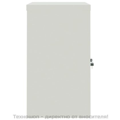 Шкаф за папки светлосив 90x40x70 см стомана