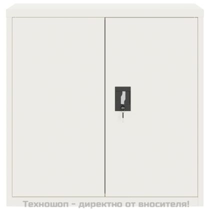 Шкаф за папки бял 90x40x90 см стомана