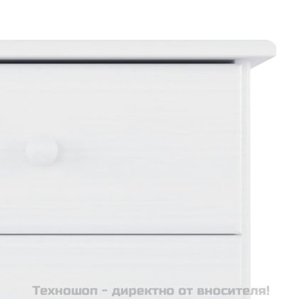 Скрин ALTA, бял, 77x35x73 см, бор масив