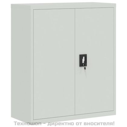Шкаф за папки сив 90x40x145 см стомана