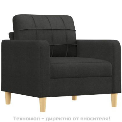 Кресло, черно, 60 см, текстил
