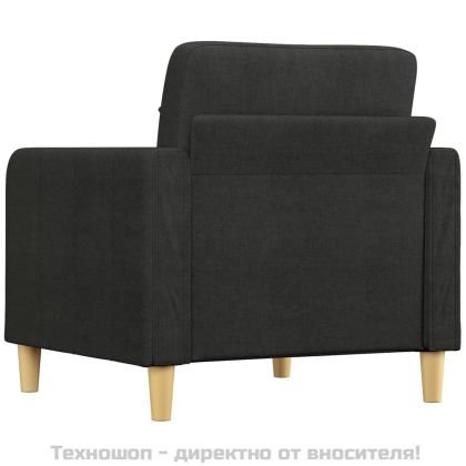 Кресло, черно, 60 см, текстил