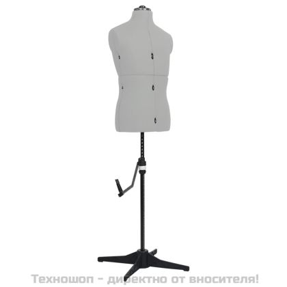 Регулируем манекен, мъжки, сив, размери 37-45