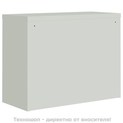 Шкаф за папки светлосив 90x40x110 см стомана