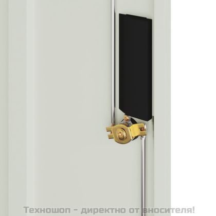 Шкаф за папки светлосив 79x40x90 см стомана