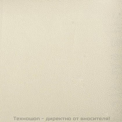 2-местен диван, кремава, 140 см, изкуствена кожа