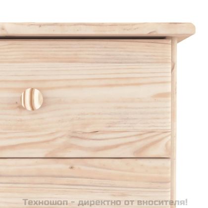 Висок шкаф ALTA, 77x35x188 см, борово дърво масив