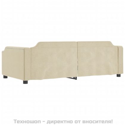 Кушетка, кремава, 80x200 см, плат