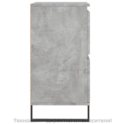 Сайдборди, 3 бр, бетонно сиви, инженерно дърво