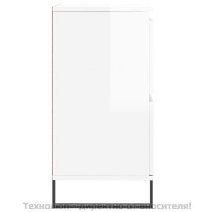 Сайдборди, 3 бр, бял гланц, инженерно дърво