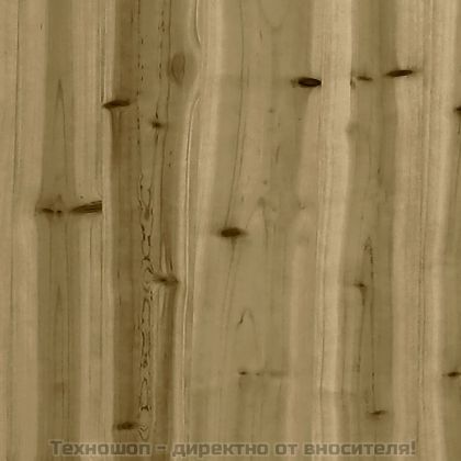 Градинска пейка габионен дизайн 183x41x60,5 см импрегниран бор