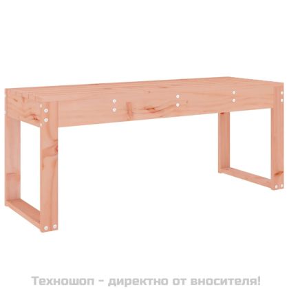 Градинска пейка 110x38x45 см масивна дугласка дървесина