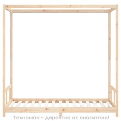 Детска рамка за легло, 90x190 см, бор масив