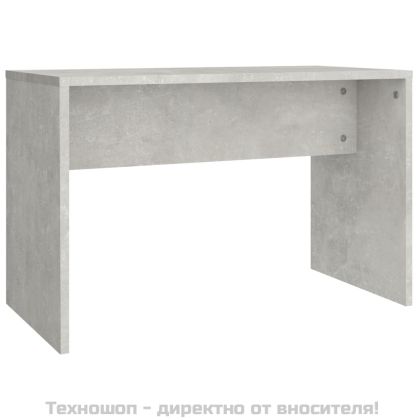 Комплект тоалетка с LED, бетонно сива, инженерно дърво