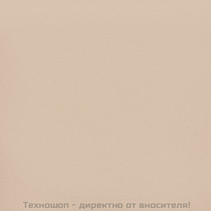 Рамка за легло с пружини, капучино, 140x190 см, изкуствена кожа