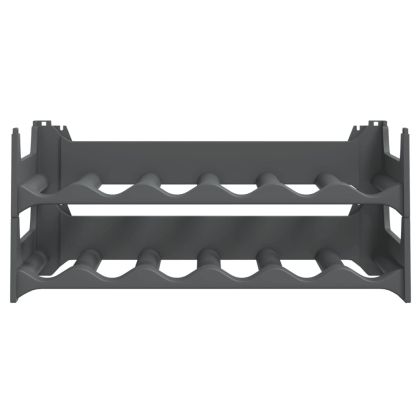 Поставка за вино за 12 бутилки PP с възможност за подреждане