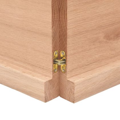 Плот за баня светлокафяв 120x60x(2-4) см обработено дърво масив