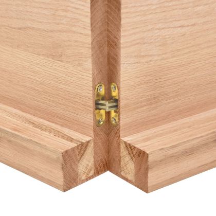 Плот за баня светлокафяв 120x60x(2-6) см обработено дърво масив
