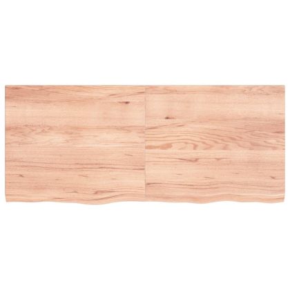 Плот за баня светлокафяв 140x60x(2-4) см обработено дърво масив