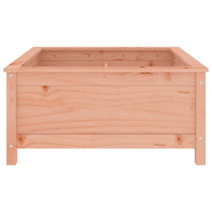Градински сандък, 82,5x82,5x39 см, дугласко дърво масив