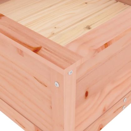 Градински сандък, 82,5x82,5x39 см, дугласко дърво масив