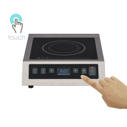 Електрически индукционен плот със сензорен дисплей, 3500 W