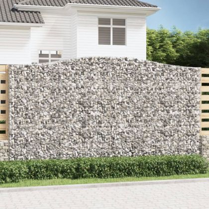Габионни кошници арка 8 бр 400x50x220/240 см поцинковано желязо