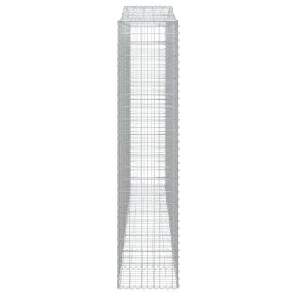 Габионни кошници арка 8 бр 400x50x220/240 см поцинковано желязо