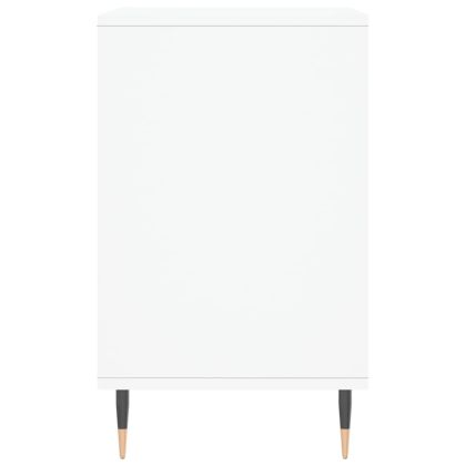 Шкаф за обувки, бял гланц, 102x36x60 см, инженерно дърво