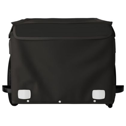 Ремарке за велосипед, черно, 30 кг, желязо