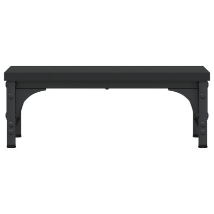 Поставка за монитор, черна, 37x23x14 см, инженерно дърво