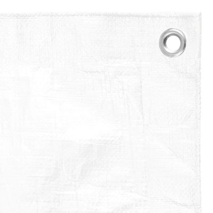 Брезент, 180 г/м², 4x4 м, бял, HDPE
